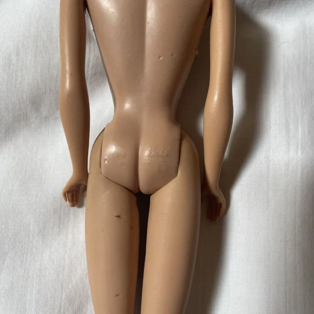 VTG Redhead Titian Early Bubblecut Barbie Only Body Small Knob Lucy Dot Sheath